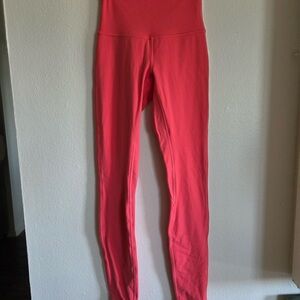 Lululemon High-Waist Coral Leggings Size 2